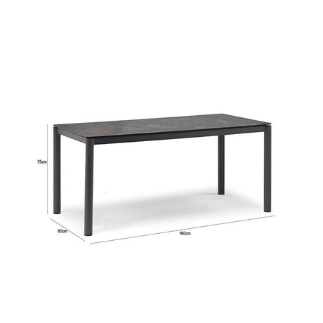 Comedor Tour Gris 160 cm de Exterior - Comedores | Bylmo