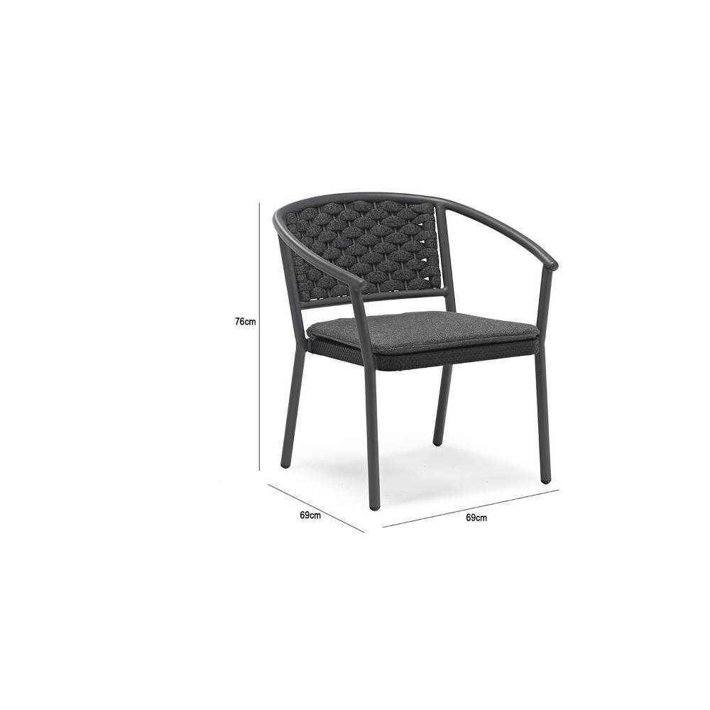 Comedor Tour Gris 160 cm de Exterior - Comedores | Bylmo