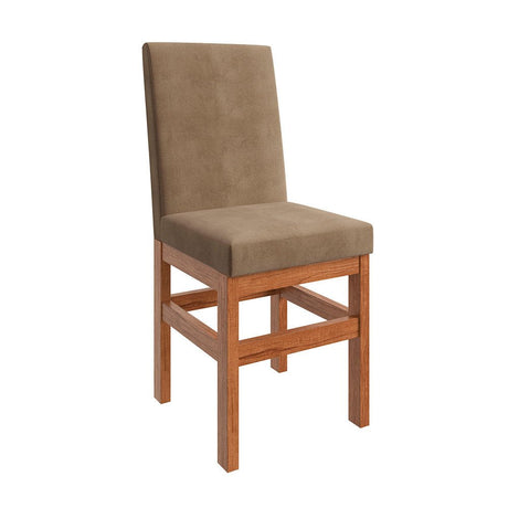 Comedor Los Angeles Canela 120 cm de Cuatro Puestos (Incluye Sillas) - Comedores | Bylmo