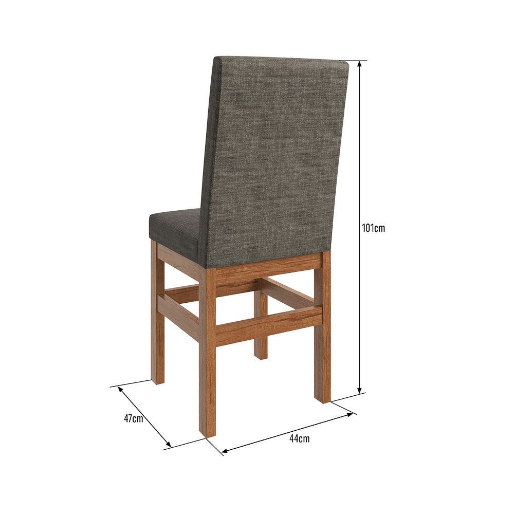 Comedor Madison Canela 160 cm de Seis Puestos (Incluye Sillas) - Comedores | Bylmo