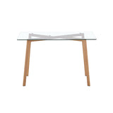 Comedor Natura Cafe 120x70cm Rectangular de Cuatro Puestos y con Cuatro Sillas - Comedores | Bylmo