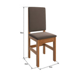 Comedor Paradise Canela 180 cm de Ocho Puestos (Incluye Sillas) - Comedores | Bylmo