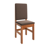 Comedor Pomona Canela 130 cm de Seis Puestos (Incluye Sillas) - Comedores | Bylmo