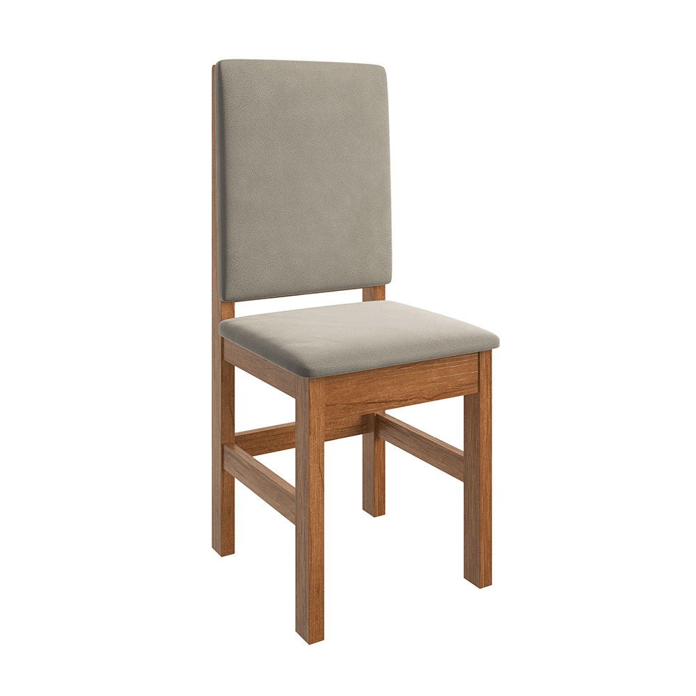 Comedor Salinas Canela 130 cm de Seis Puestos (Incluye Sillas) - Comedores | Bylmo