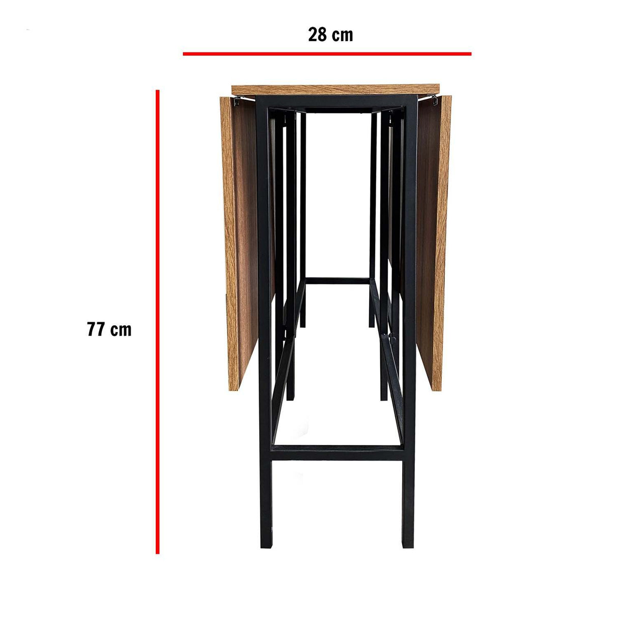 Comedor Star Amaretto 110 cm Plegable sin Sillas - Comedores | Bylmo