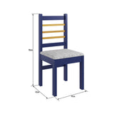 Comedor Texas Canela 114x78cm Rectangular de Cuatro Puestos y con Cuatro Sillas - Comedores | Bylmo