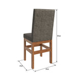 Comedor Toledo Canela 120 cm de Cuatro Puestos (Incluye Sillas) - Comedores | Bylmo