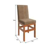 Comedor Tucson Canela 160 cm de Seis Puestos (Incluye Sillas) - Comedores | Bylmo