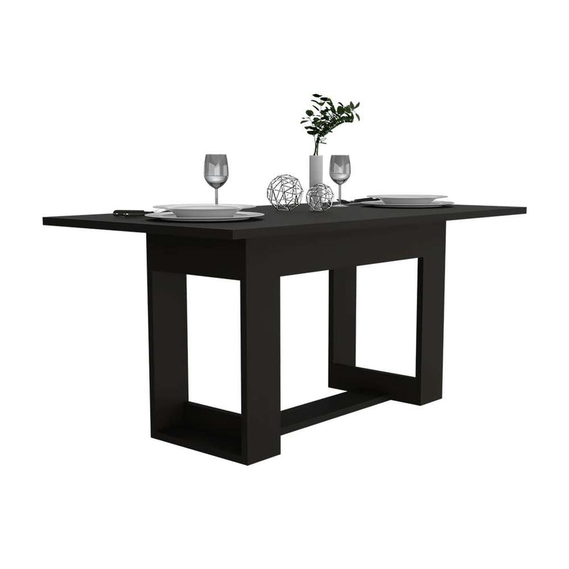 Mesa de Comedor Volterra Wengue 160 cm de Seis Puestos (Sin Sillas)