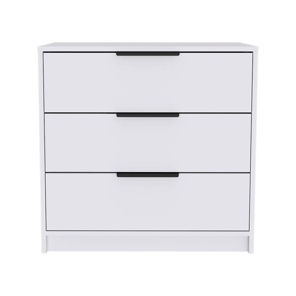 Cómoda Kaia Blanco 70x68.7cm De Tres Hileras con Tres Cajones - Cajoneras | Bylmo