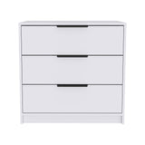 Cómoda Kaia Blanco 70x68.7cm De Tres Hileras con Tres Cajones - Cajoneras | Bylmo