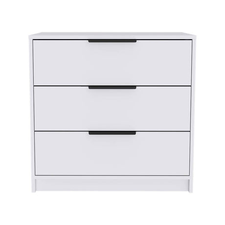 Cómoda Kaia Blanco 70x68.7cm De Tres Hileras con Tres Cajones - Cajoneras | Bylmo