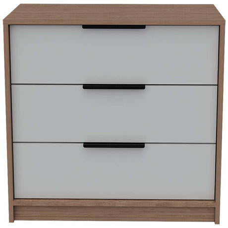 Cómoda Kaia Plus Miel 70x68.7cm De Tres Hileras con Tres Cajones - Cajoneras | Bylmo