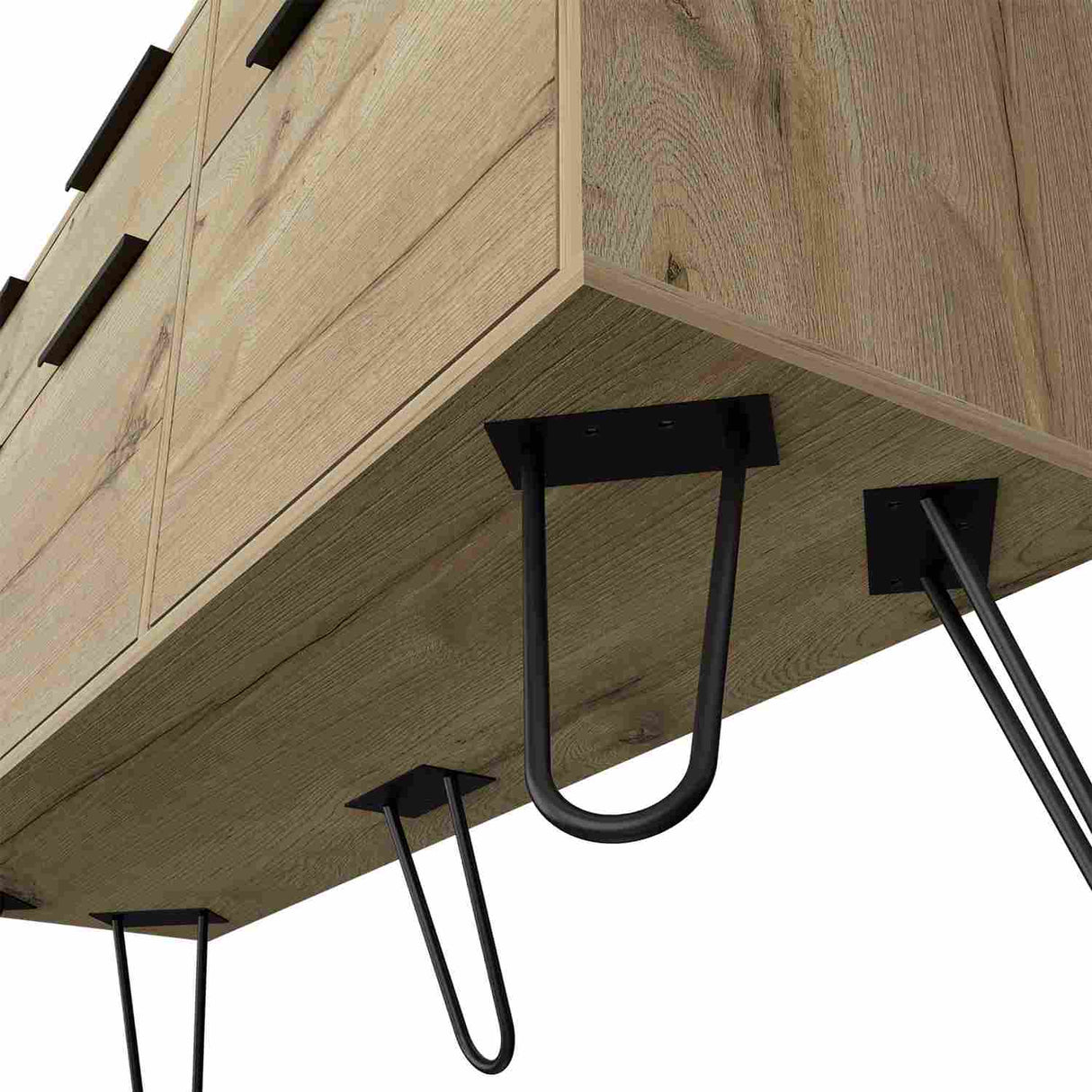 Cómoda Augusta Duna 120x74cm De Cuatro Hileras con Cuatro Cajones - Cajoneras y Comodas | Bylmo