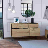 Cómoda Augusta Duna 120x74cm De Cuatro Hileras con Cuatro Cajones - Cajoneras y Comodas | Bylmo