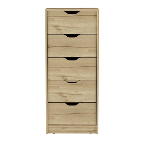 Cómoda Basilea Duna 45x108cm De Cinco Hileras con Cinco Cajones - Cajoneras y Comodas | Bylmo