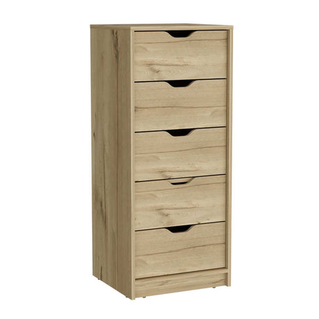 Cómoda Basilea Duna 45x108cm De Cinco Hileras con Cinco Cajones - Cajoneras y Comodas | Bylmo