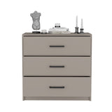 Cómoda Clay Taupe 69x68cm De Tres Hileras con Tres Cajones - Cajoneras y Comodas | Bylmo