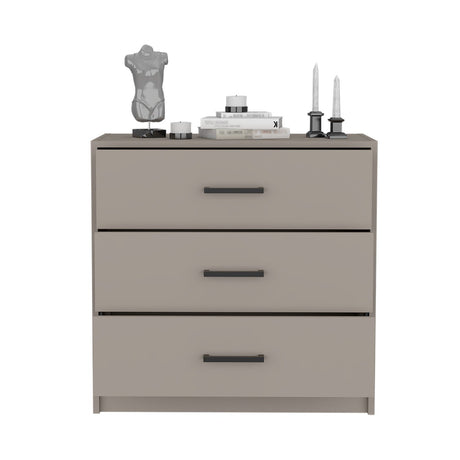Cómoda Clay Taupe 69x68cm De Tres Hileras con Tres Cajones - Cajoneras y Comodas | Bylmo