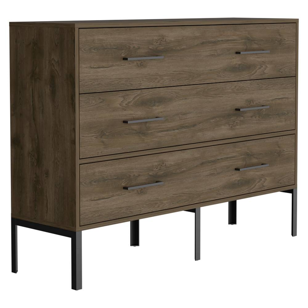 Cómoda Soho Novo Bellota 120x89.6cm De Tres Hileras con Tres Cajones - Cajoneras | Bylmo