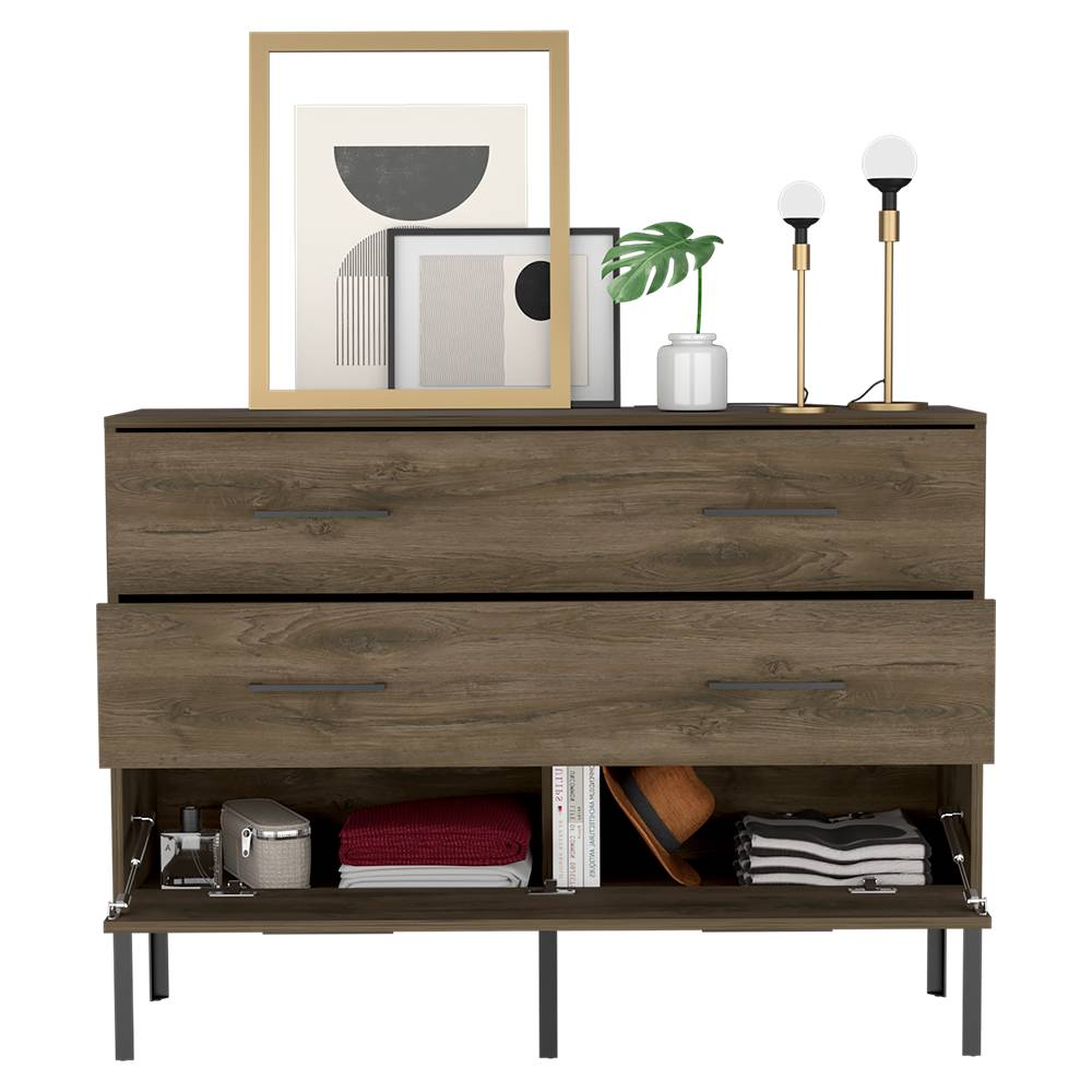 Cómoda Soho Novo Bellota 120x89.6cm De Tres Hileras con Tres Cajones - Cajoneras | Bylmo