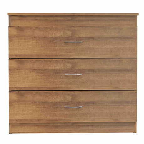 Cómoda Amaretto 80x75cm De Tres Hileras con Tres Cajones - Cajoneras y Comodas | Bylmo