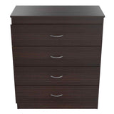 Cómoda Wengue 80x96cm De Cuatro Hileras con Cuatro Cajones - Cajoneras y Comodas | Bylmo