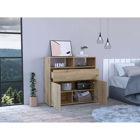 Cómoda Galanto Duna 100 cm con Un Cajón y Dos Puertas - Cajoneras | Bylmo