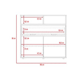 Cómoda Galanto Duna 100 cm con Un Cajón y Dos Puertas - Cajoneras | Bylmo