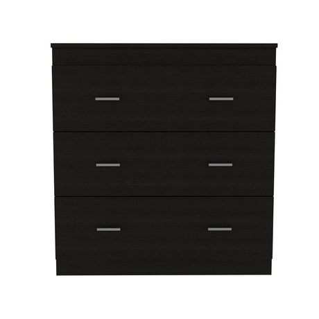 Cómoda Georgia Wengue 80x85.1cm De Tres Hileras con Tres Cajones - Cajoneras | Bylmo