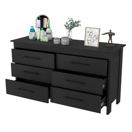 Cómoda HMS Wengue 150x81cm De Tres Hileras con Tres Cajones - Cajoneras y Comodas | Bylmo