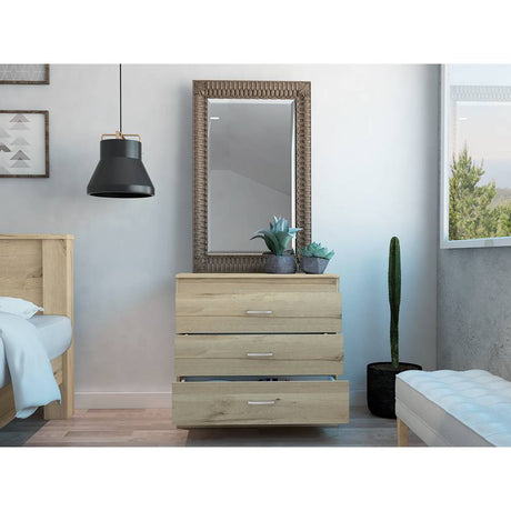 Cómoda Melia Duna 80x75cm De Tres Hileras con Tres Cajones - Cajoneras | Bylmo