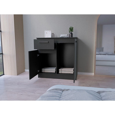 Cómoda Wengue 91x94cm De Dos Hileras con Dos Cajones - Cajoneras y Comodas | Bylmo