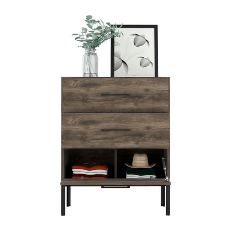 Cómoda Soho Bellota 70 cm con Dos Cajones y Una Puerta - Cajoneras | Bylmo