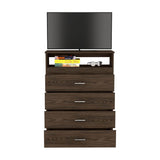 Cómoda Z Coñac 80x110cm De Cuatro Hileras con Cuatro Cajones - Cajoneras y Comodas | Bylmo