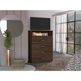 Cómoda Z Coñac 80x110cm De Cuatro Hileras con Cuatro Cajones - Cajoneras y Comodas | Bylmo