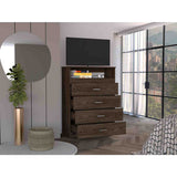 Cómoda Z Coñac 80x110cm De Cuatro Hileras con Cuatro Cajones - Cajoneras y Comodas | Bylmo