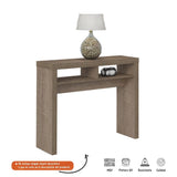 Arrimo Dunas Canela 100 cm con Entrepaño - Mesas | Bylmo