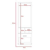 Cómoda San Martin Rovere 54 cm con Espejo y Un Cajón - Mesas de Noche | Bylmo