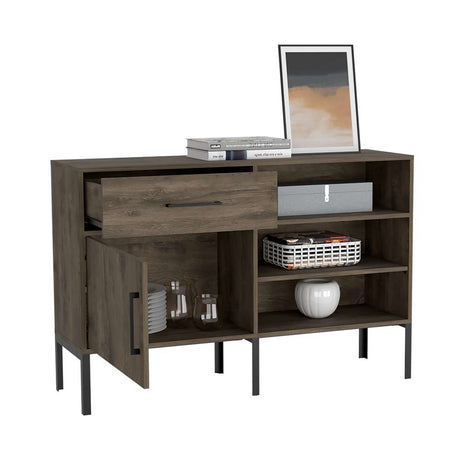 Arrimo Soho Bellota 120 cm con Una Puerta y Un Cajón - Bifes | Bylmo