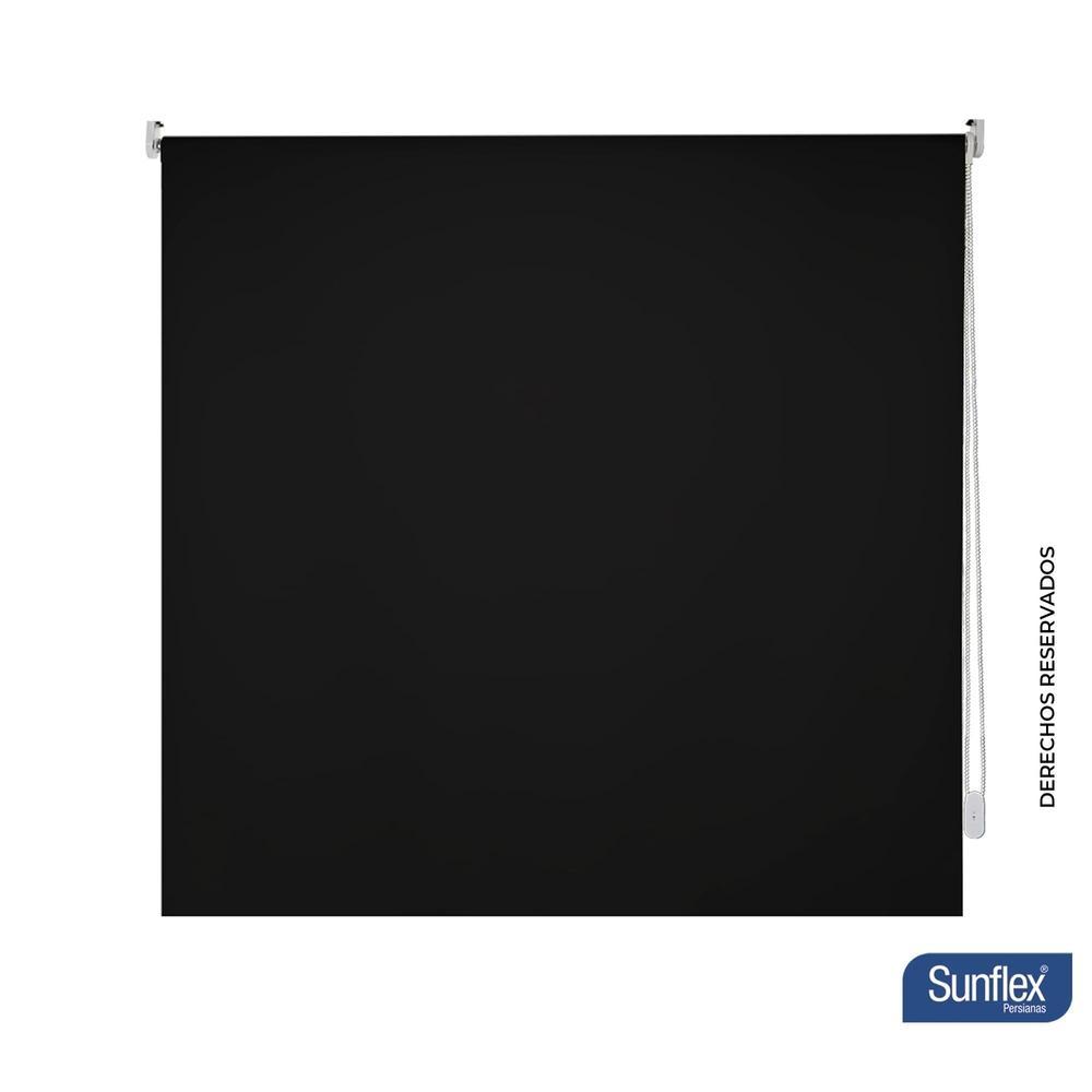 Persiana Blackout Negro 200x180cm Fondo Entero Enrollable - Cortinas | Bylmo