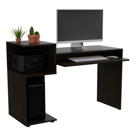 Escritorio Atlanter Wengue 120 cm con Entrepaños - Escritorios y Archivadores | Bylmo