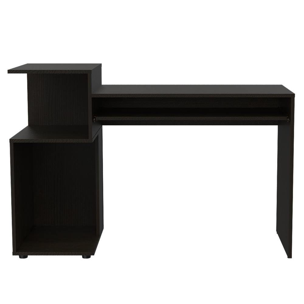 Escritorio Atlanter Wengue 120 cm con Entrepaños - Escritorios y Archivadores | Bylmo