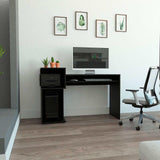 Escritorio Atlanter Wengue 120 cm con Entrepaños - Escritorios y Archivadores | Bylmo