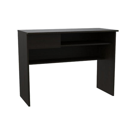 Escritorio Hungría Wengue 100 cm con Cajón y Entrepaños - Escritorios y Archivadores | Bylmo