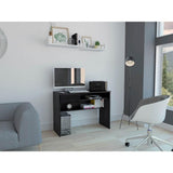 Escritorio Hungría Wengue 100 cm con Cajón y Entrepaños - Escritorios y Archivadores | Bylmo