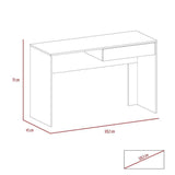 Escritorio Acre Ceniza 120 cm con Cajón - Escritorios y Archivadores | Bylmo