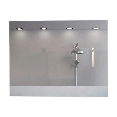 Espejo de Baño Palermo Plateado 90x70cm Rectangular con Biselado - Espejos de Baño | Bylmo