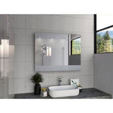 Espejo de Baño Palermo Plateado 90x70cm Rectangular con Biselado - Espejos de Baño | Bylmo