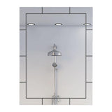 Espejo de Baño Turin Plateado 53x71cm Rectangular con Biselado - Espejos de Baño | Bylmo